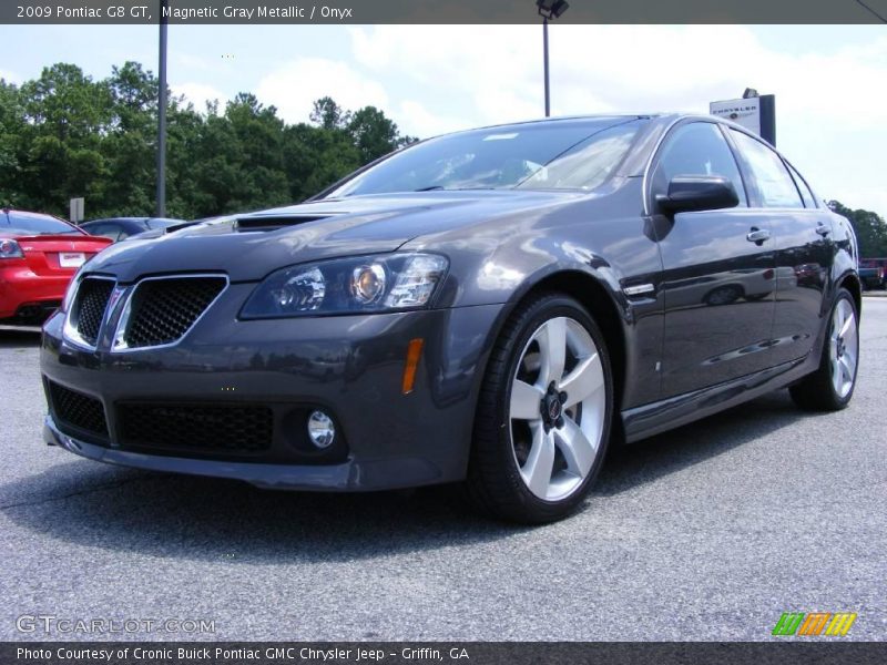 Magnetic Gray Metallic / Onyx 2009 Pontiac G8 GT