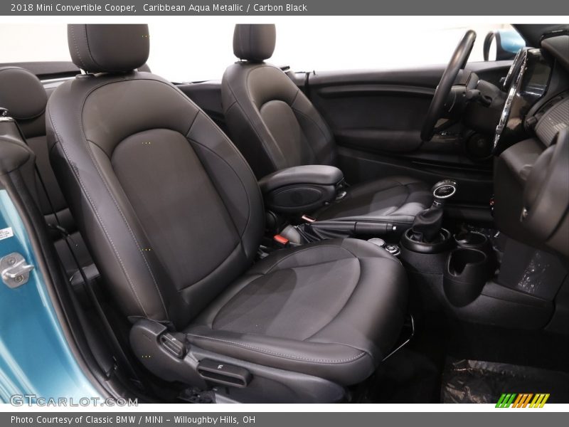 Front Seat of 2018 Convertible Cooper