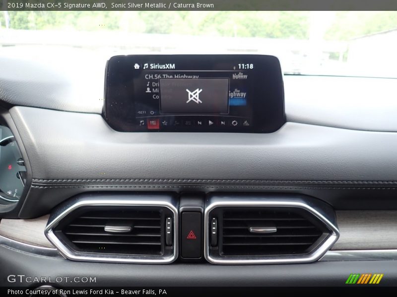 Sonic Silver Metallic / Caturra Brown 2019 Mazda CX-5 Signature AWD