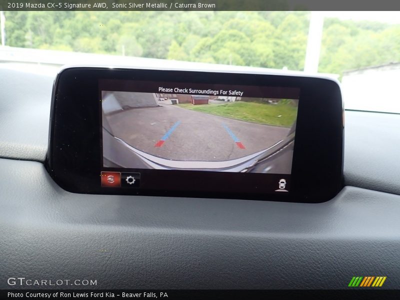 Sonic Silver Metallic / Caturra Brown 2019 Mazda CX-5 Signature AWD