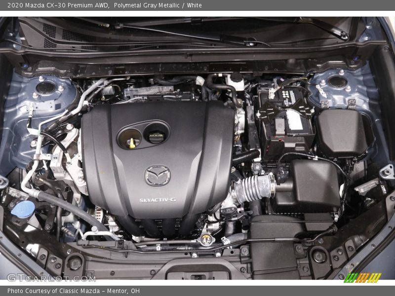Polymetal Gray Metallic / White 2020 Mazda CX-30 Premium AWD