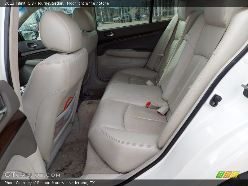 Moonlight White / Stone 2013 Infiniti G 37 Journey Sedan