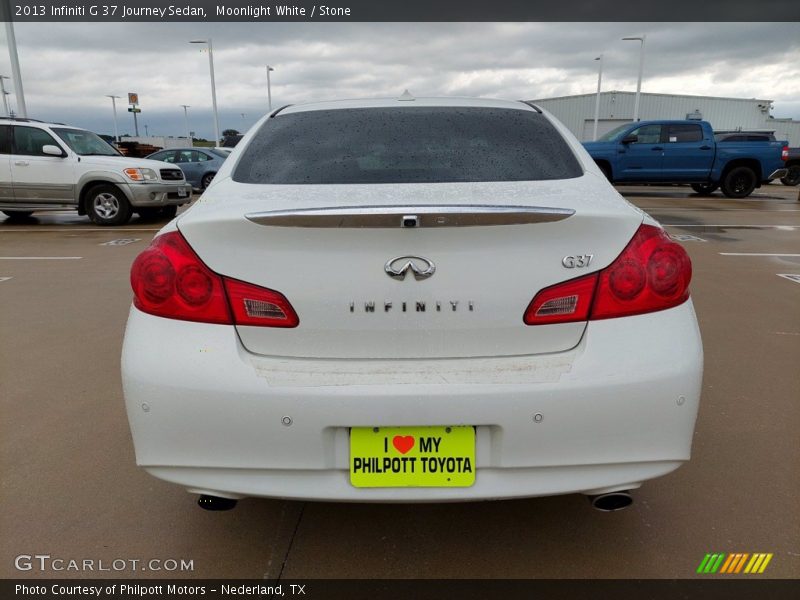 Moonlight White / Stone 2013 Infiniti G 37 Journey Sedan