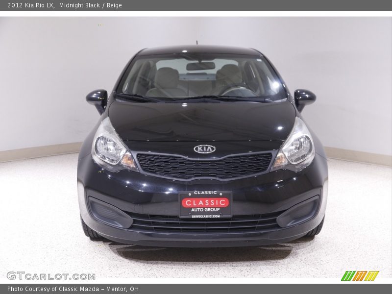 Midnight Black / Beige 2012 Kia Rio LX