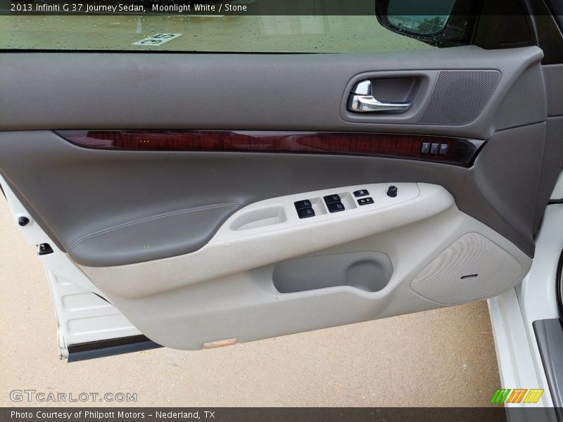 Moonlight White / Stone 2013 Infiniti G 37 Journey Sedan