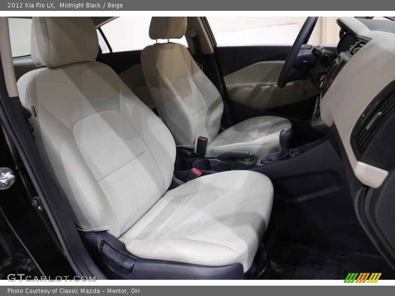 Midnight Black / Beige 2012 Kia Rio LX