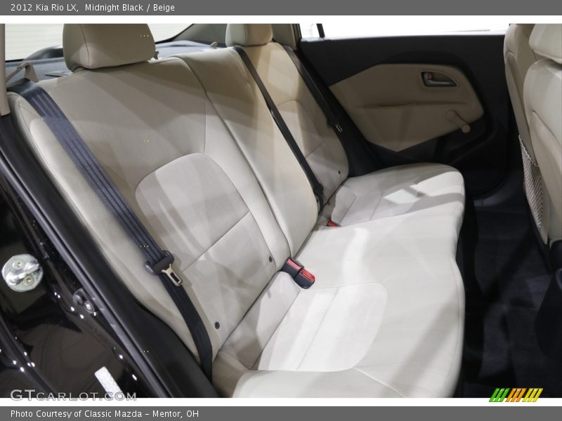 Midnight Black / Beige 2012 Kia Rio LX
