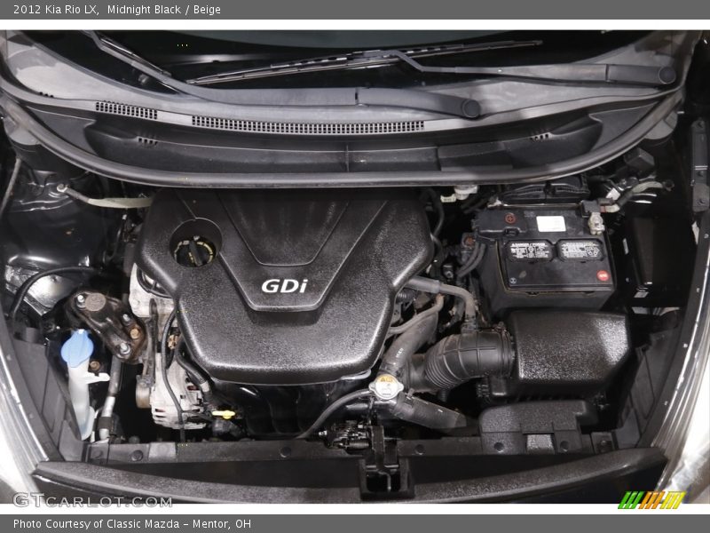 Midnight Black / Beige 2012 Kia Rio LX