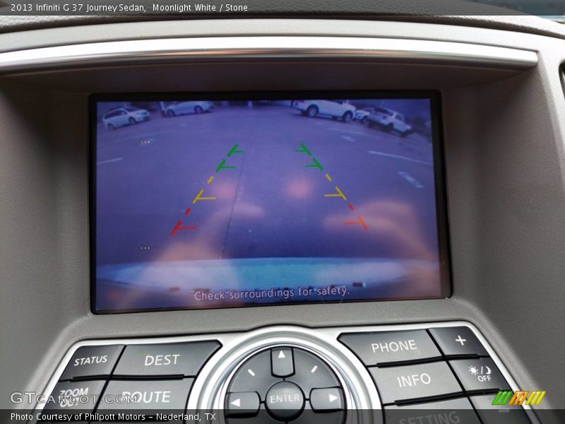 Moonlight White / Stone 2013 Infiniti G 37 Journey Sedan