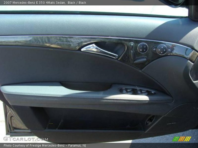 Black / Black 2007 Mercedes-Benz E 350 4Matic Sedan