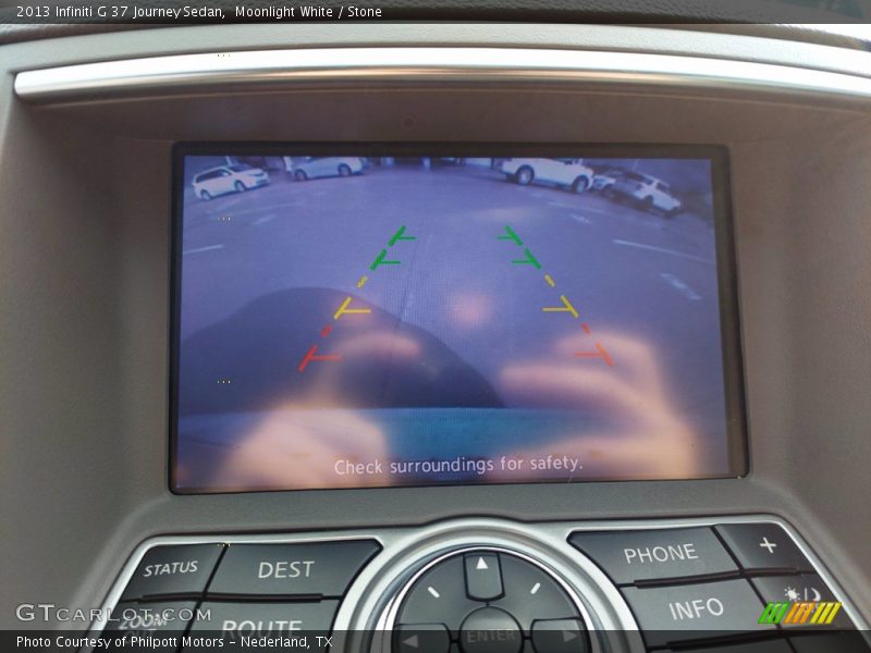 Moonlight White / Stone 2013 Infiniti G 37 Journey Sedan
