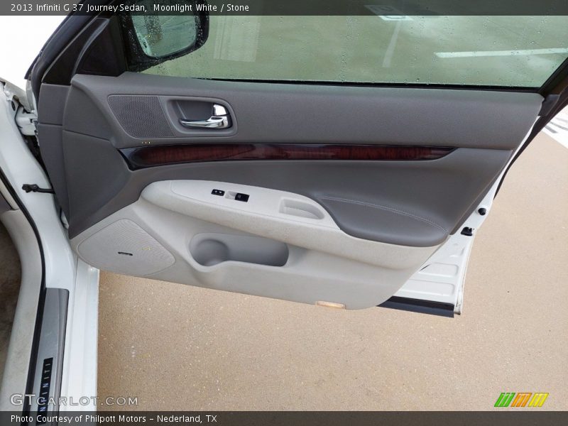 Moonlight White / Stone 2013 Infiniti G 37 Journey Sedan