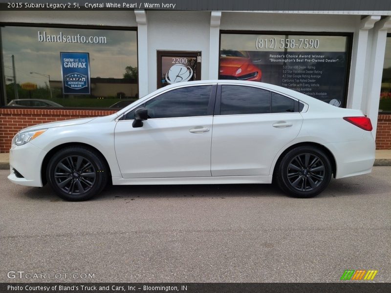 Crystal White Pearl / Warm Ivory 2015 Subaru Legacy 2.5i