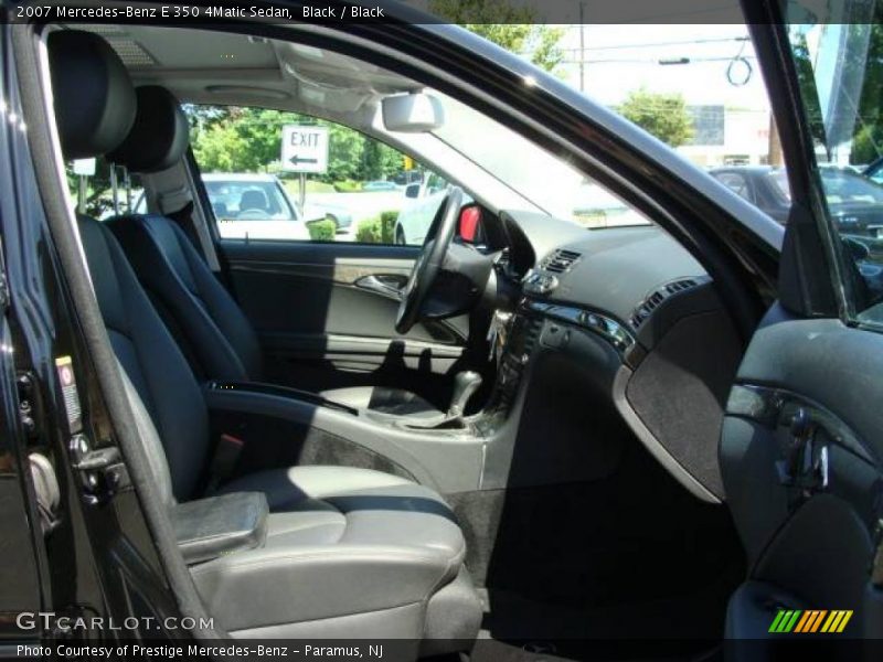 Black / Black 2007 Mercedes-Benz E 350 4Matic Sedan