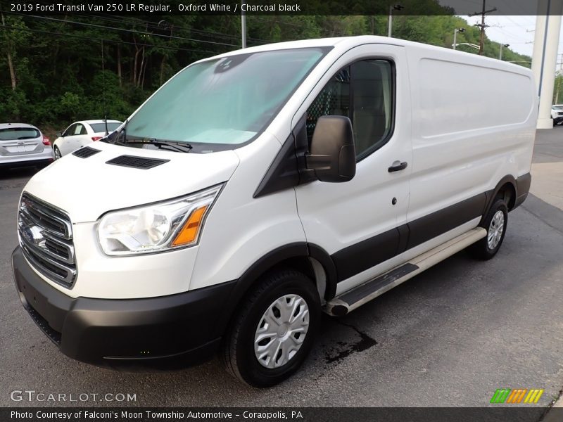 Oxford White / Charcoal black 2019 Ford Transit Van 250 LR Regular