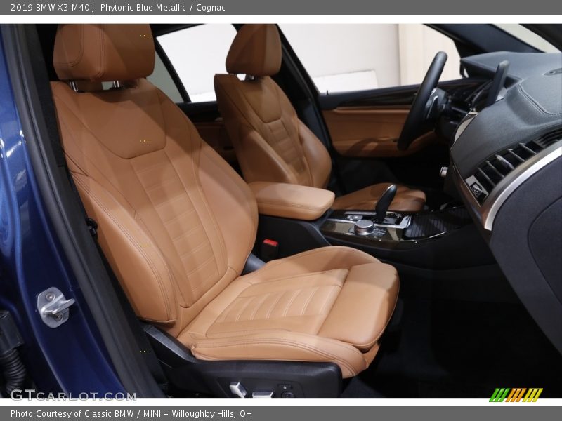 Phytonic Blue Metallic / Cognac 2019 BMW X3 M40i