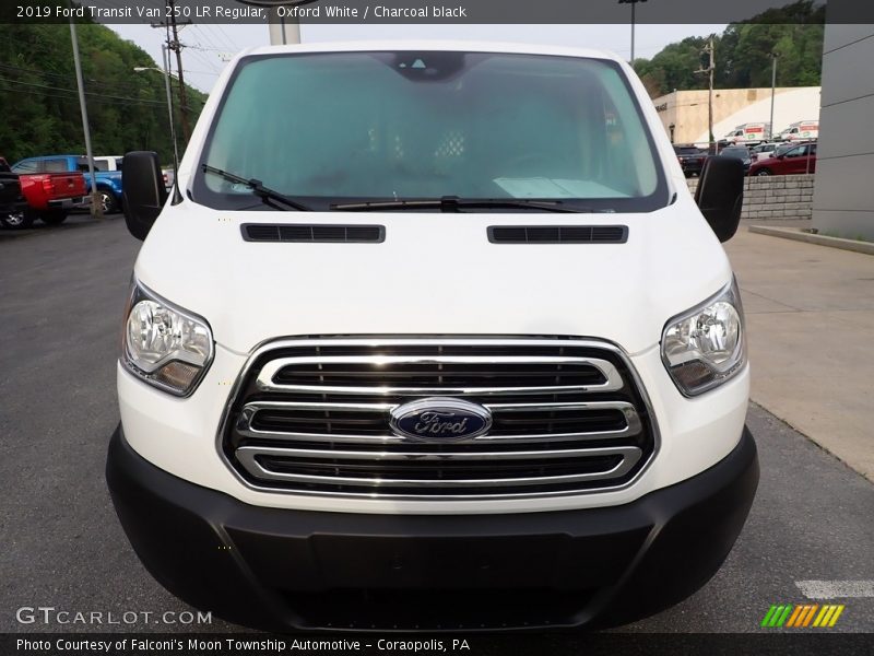 Oxford White / Charcoal black 2019 Ford Transit Van 250 LR Regular