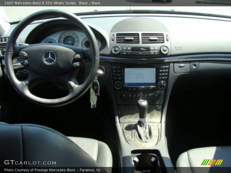 Black / Black 2007 Mercedes-Benz E 350 4Matic Sedan