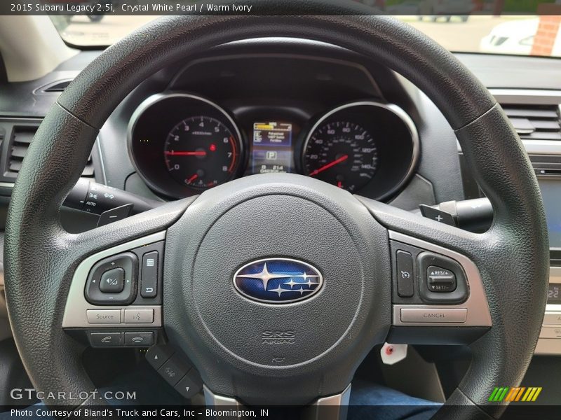  2015 Legacy 2.5i Steering Wheel