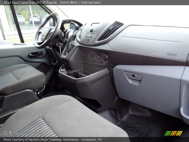 Oxford White / Charcoal black 2019 Ford Transit Van 250 LR Regular