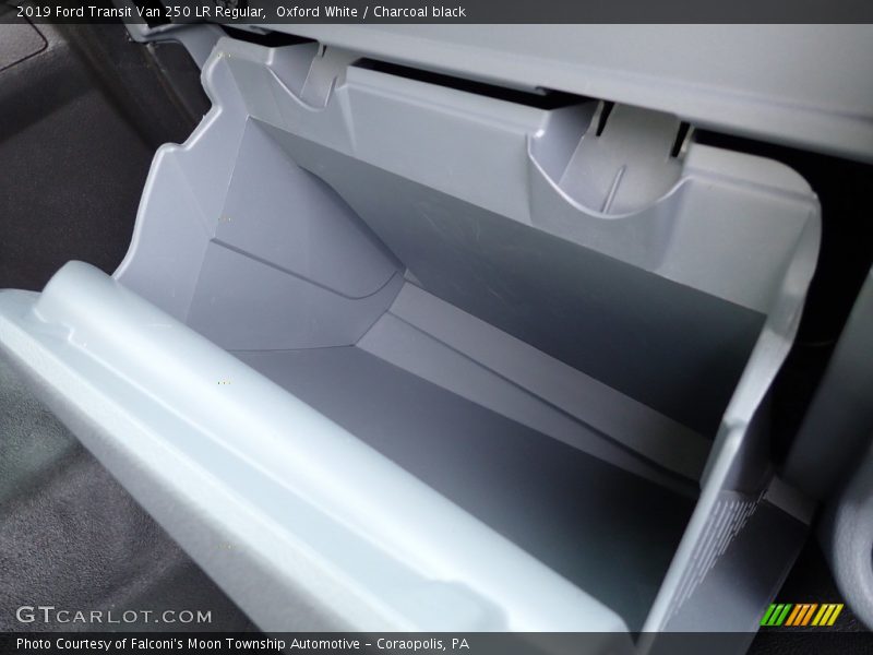 Oxford White / Charcoal black 2019 Ford Transit Van 250 LR Regular