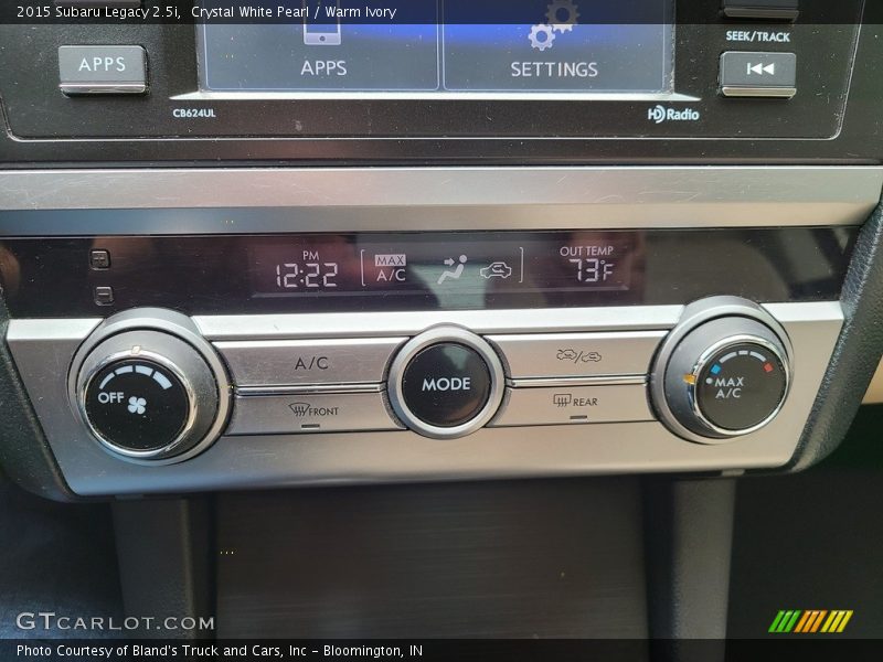 Controls of 2015 Legacy 2.5i