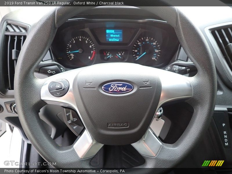 Oxford White / Charcoal black 2019 Ford Transit Van 250 LR Regular