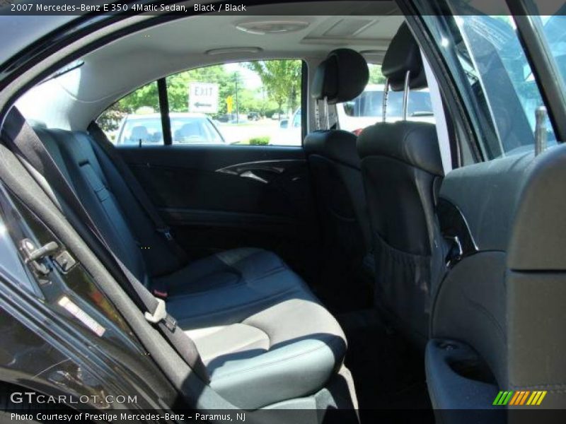 Black / Black 2007 Mercedes-Benz E 350 4Matic Sedan