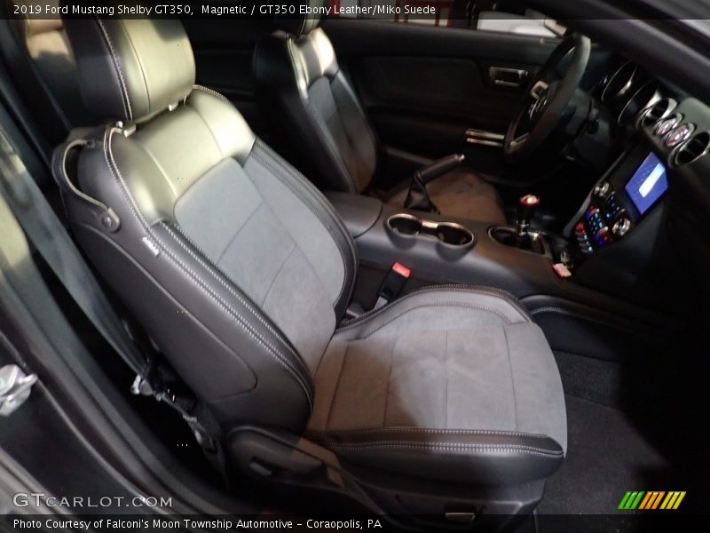 Magnetic / GT350 Ebony Leather/Miko Suede 2019 Ford Mustang Shelby GT350
