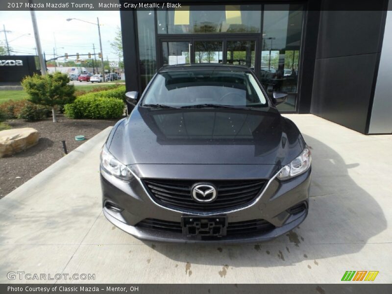 Machine Gray Metallic / Black 2017 Mazda Mazda6 Touring