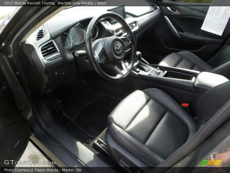 Machine Gray Metallic / Black 2017 Mazda Mazda6 Touring