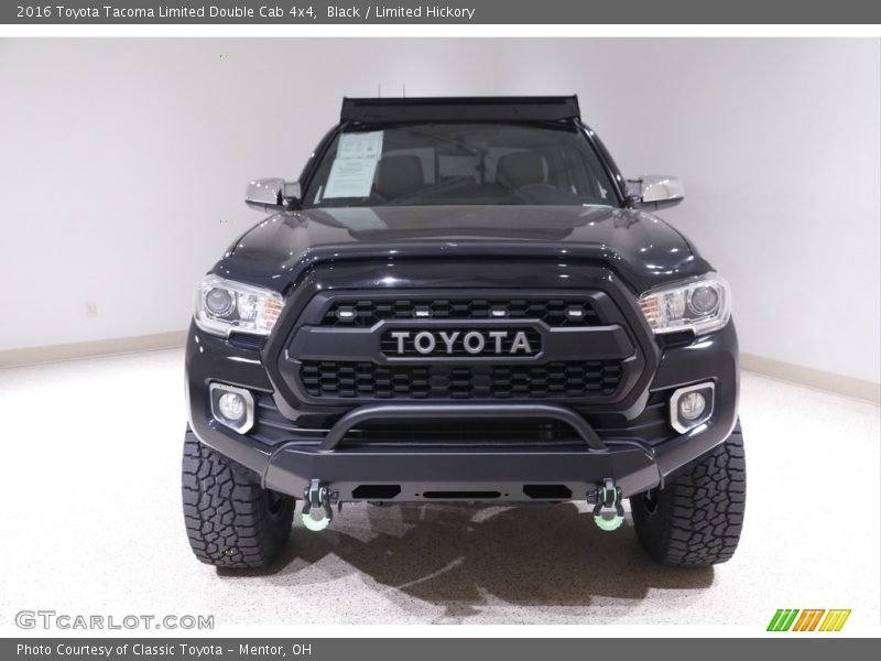 Black / Limited Hickory 2016 Toyota Tacoma Limited Double Cab 4x4