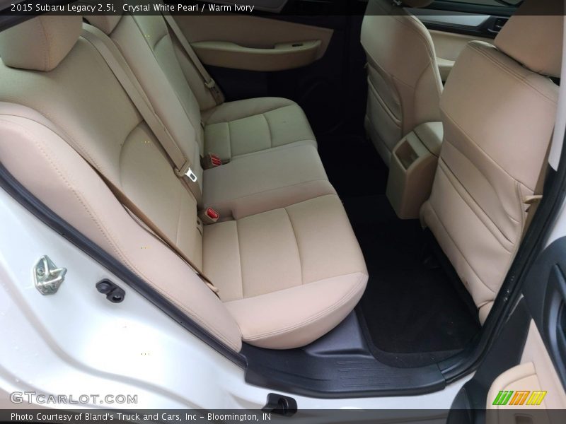 Rear Seat of 2015 Legacy 2.5i