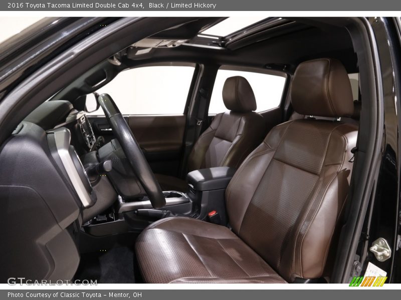Front Seat of 2016 Tacoma Limited Double Cab 4x4