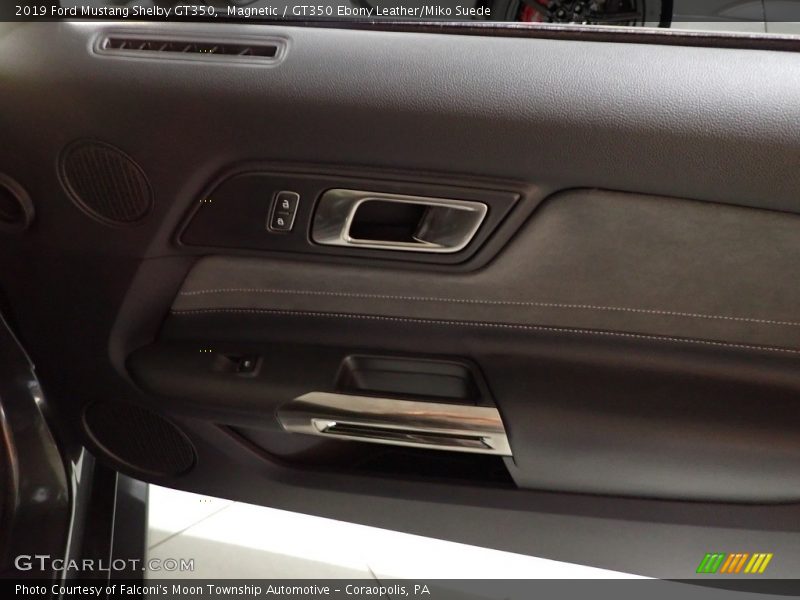 Magnetic / GT350 Ebony Leather/Miko Suede 2019 Ford Mustang Shelby GT350