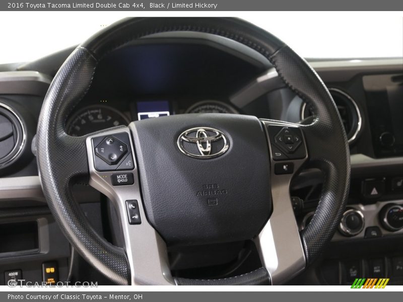 Black / Limited Hickory 2016 Toyota Tacoma Limited Double Cab 4x4