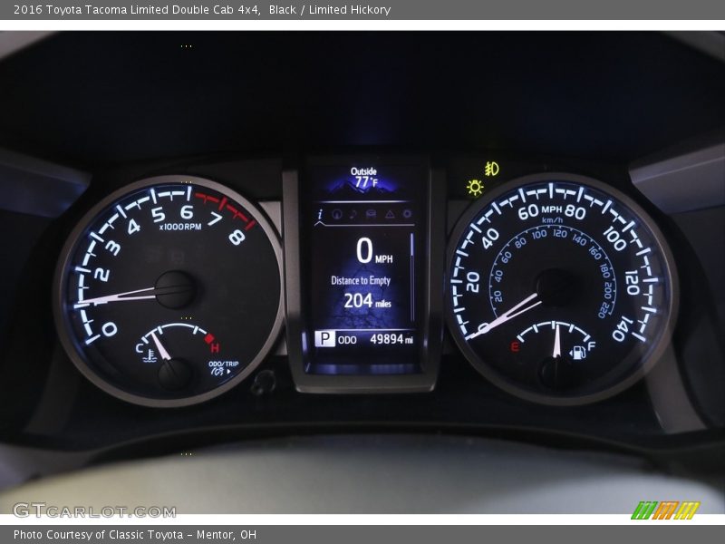  2016 Tacoma Limited Double Cab 4x4 Limited Double Cab 4x4 Gauges