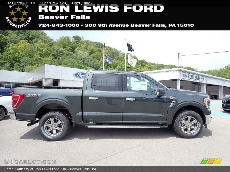 Guard / Black 2021 Ford F150 XLT SuperCrew 4x4
