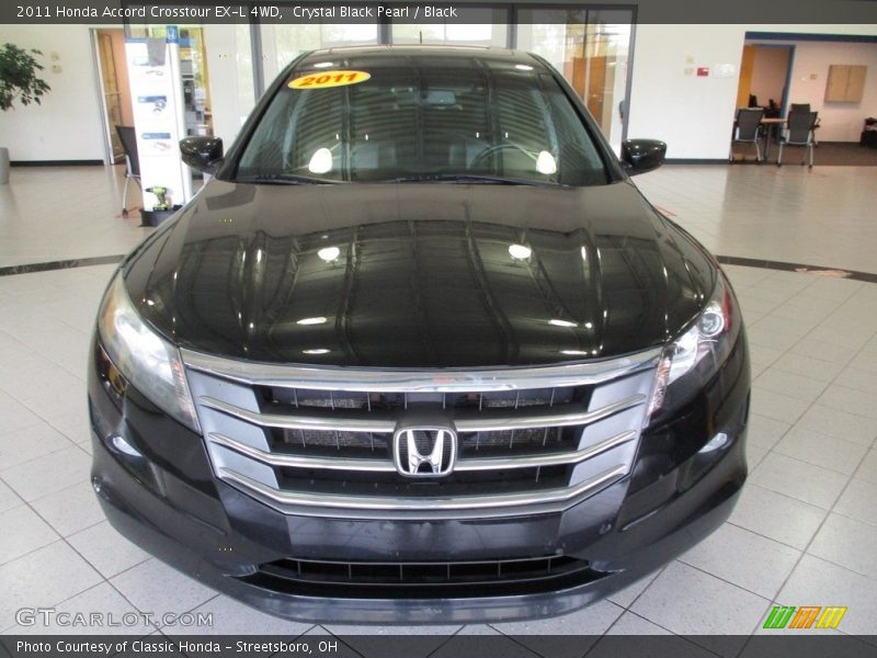 Crystal Black Pearl / Black 2011 Honda Accord Crosstour EX-L 4WD