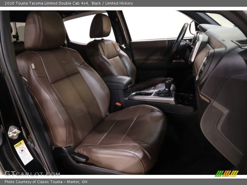 Front Seat of 2016 Tacoma Limited Double Cab 4x4