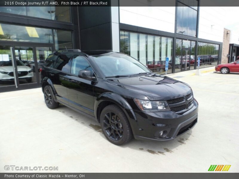 Pitch Black / RT Black/Red 2016 Dodge Journey R/T AWD
