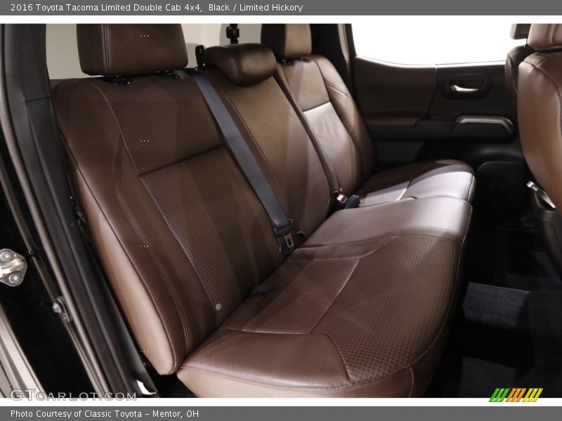 Rear Seat of 2016 Tacoma Limited Double Cab 4x4