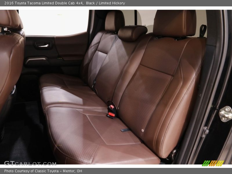 Rear Seat of 2016 Tacoma Limited Double Cab 4x4