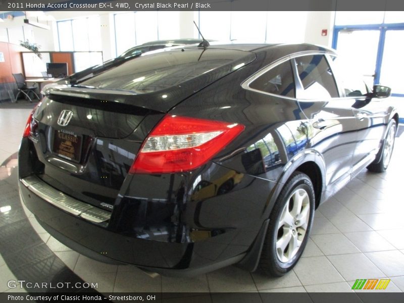 Crystal Black Pearl / Black 2011 Honda Accord Crosstour EX-L 4WD