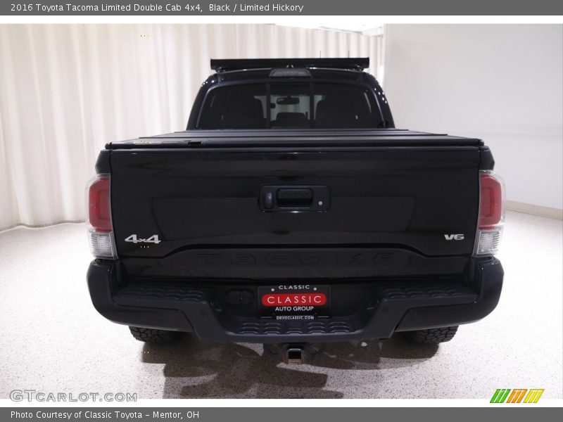 Black / Limited Hickory 2016 Toyota Tacoma Limited Double Cab 4x4