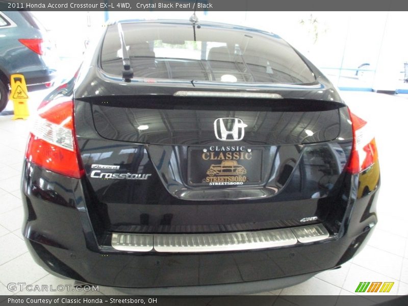 Crystal Black Pearl / Black 2011 Honda Accord Crosstour EX-L 4WD