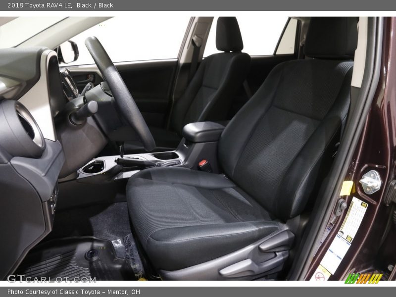 Black / Black 2018 Toyota RAV4 LE