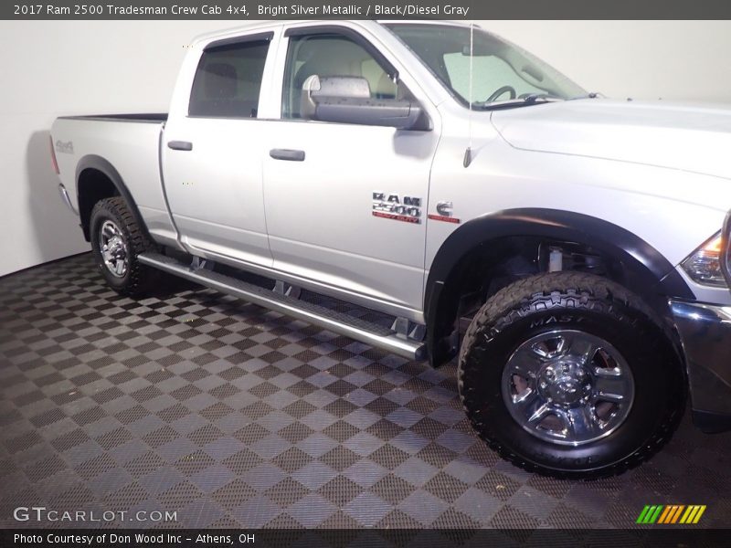 Bright Silver Metallic / Black/Diesel Gray 2017 Ram 2500 Tradesman Crew Cab 4x4