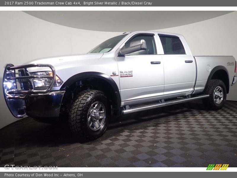 Bright Silver Metallic / Black/Diesel Gray 2017 Ram 2500 Tradesman Crew Cab 4x4