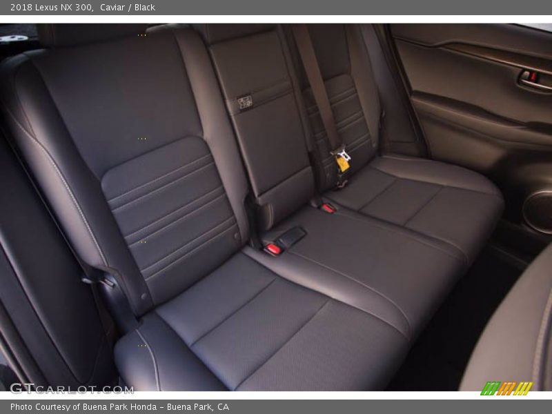 Rear Seat of 2018 NX 300